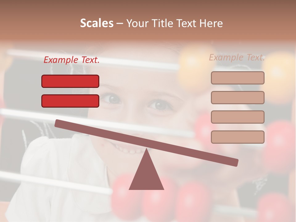 Colored Sign Student PowerPoint Template