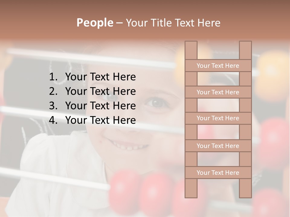 Colored Sign Student PowerPoint Template