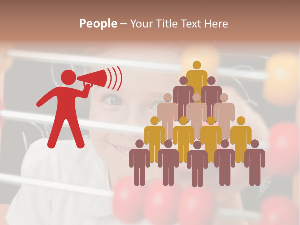 Colored Sign Student PowerPoint Template