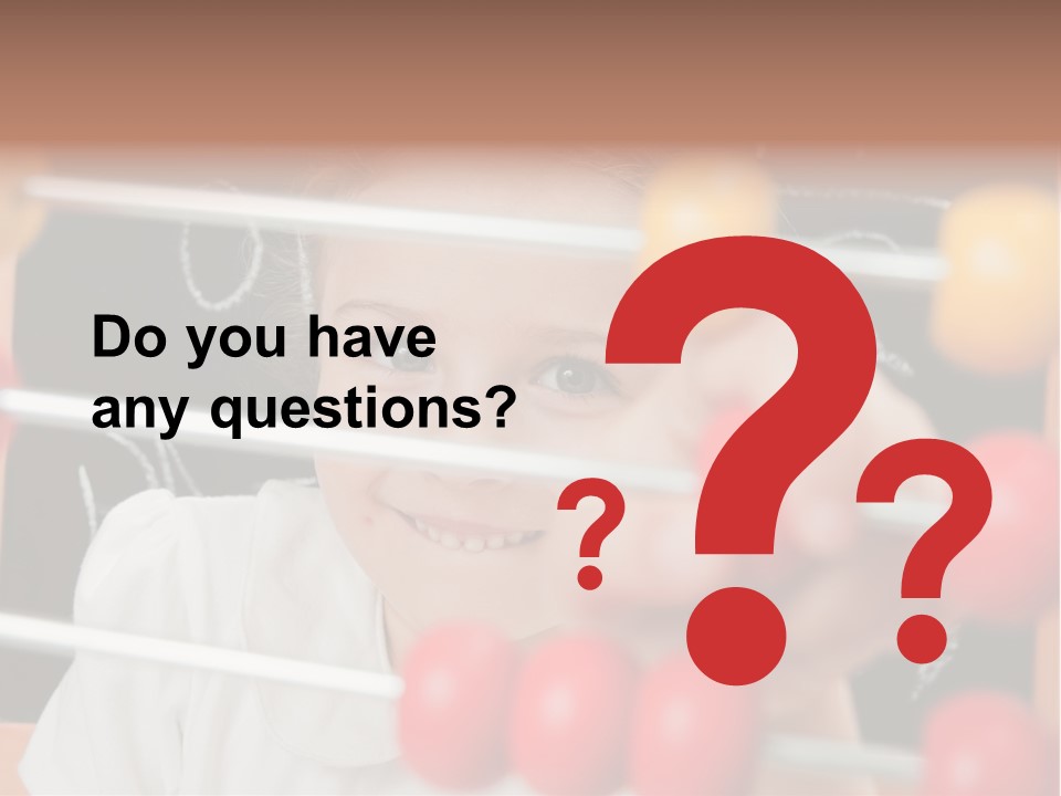 Colored Sign Student PowerPoint Template