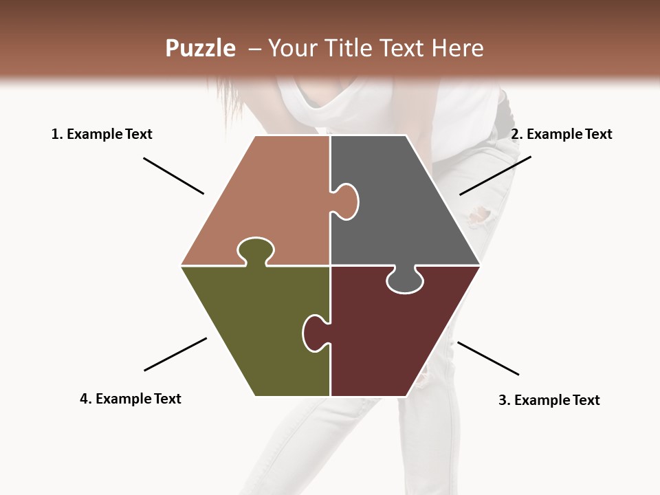 Female Portrait Hot PowerPoint Template