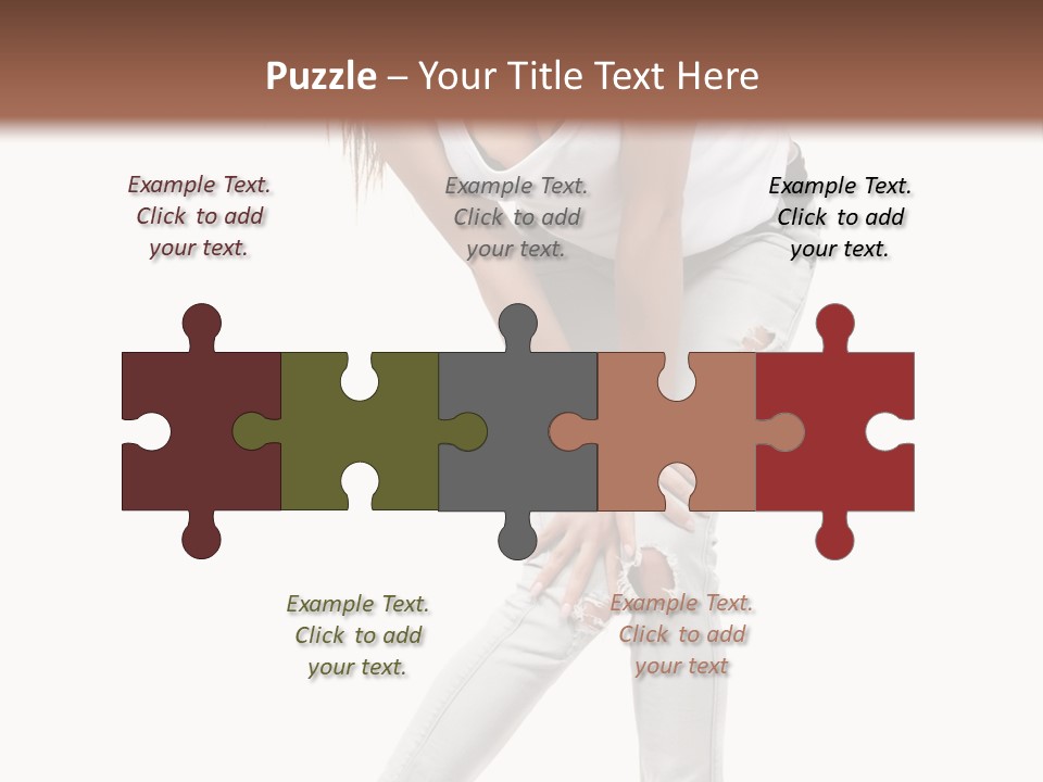 Female Portrait Hot PowerPoint Template