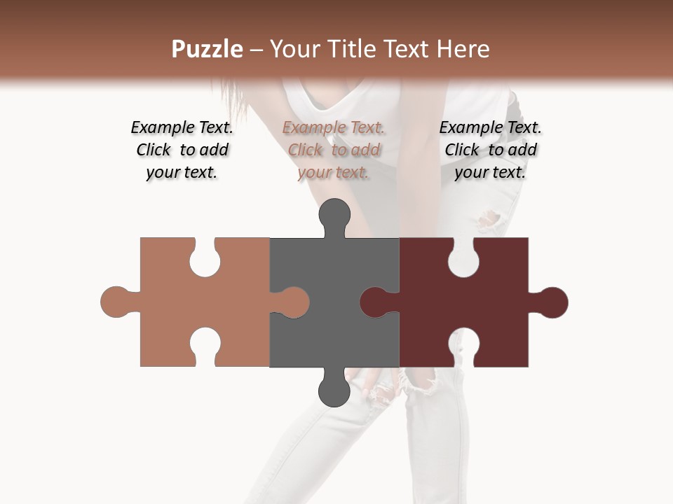 Female Portrait Hot PowerPoint Template