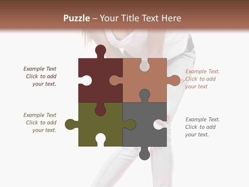 Female Portrait Hot PowerPoint Template