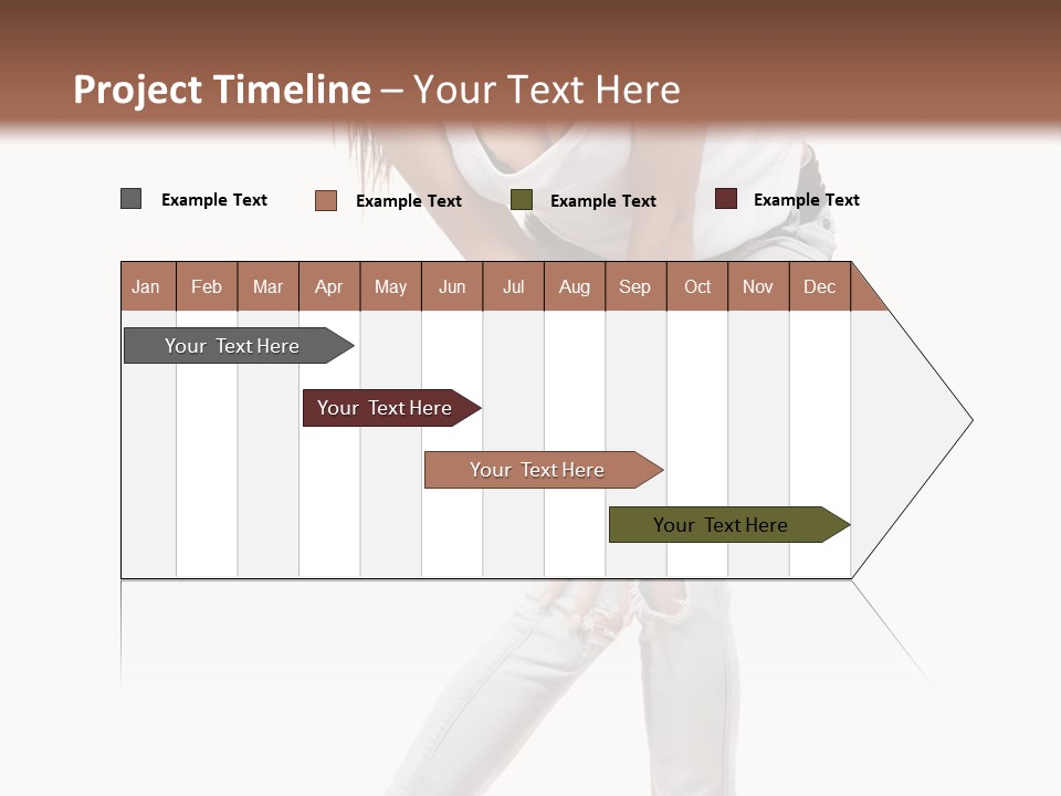 Female Portrait Hot PowerPoint Template