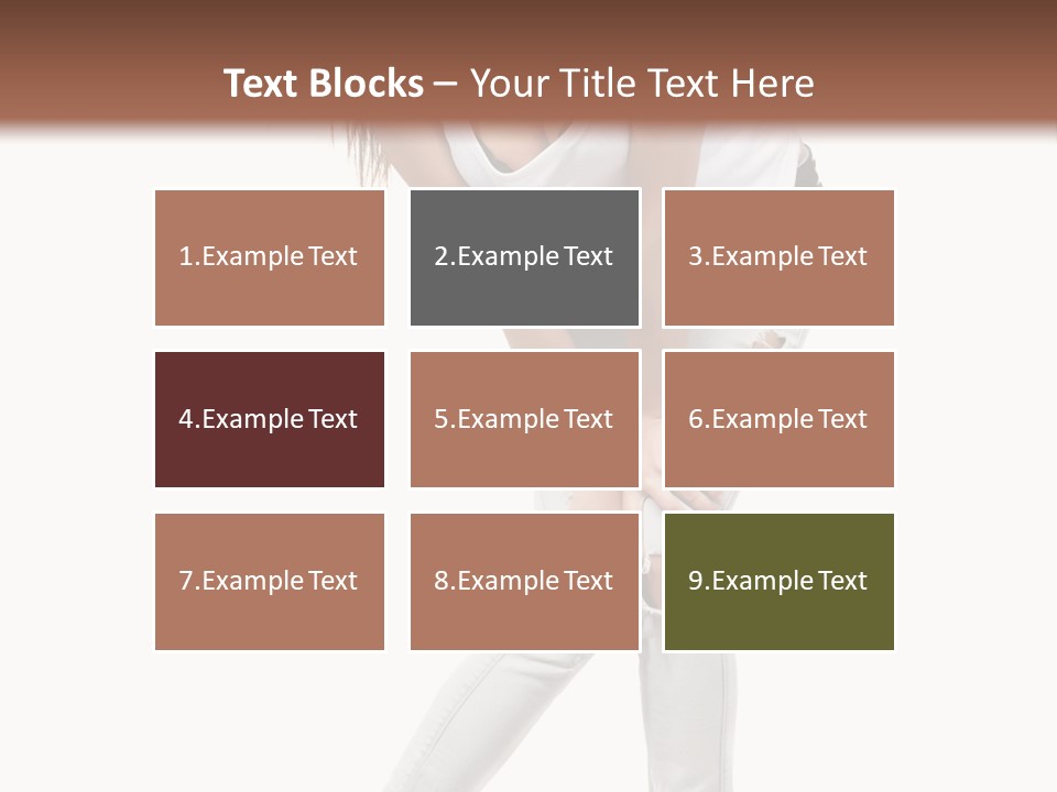 Female Portrait Hot PowerPoint Template