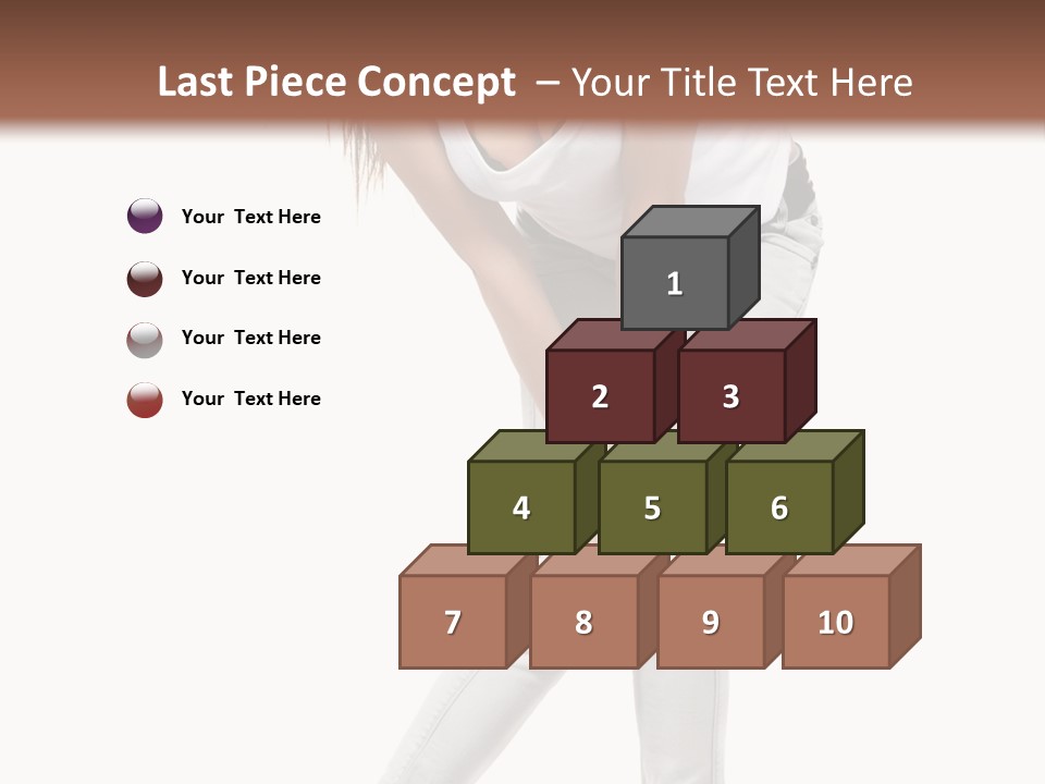 Female Portrait Hot PowerPoint Template