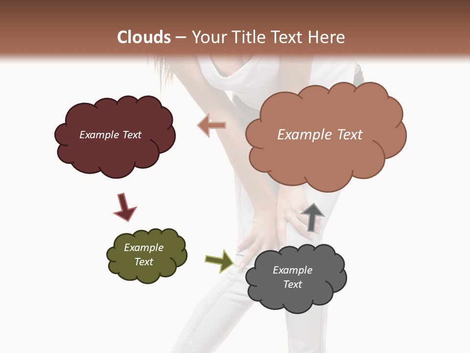 Female Portrait Hot PowerPoint Template