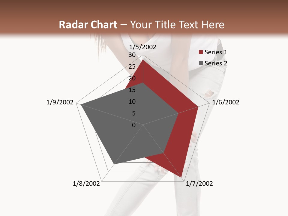 Female Portrait Hot PowerPoint Template