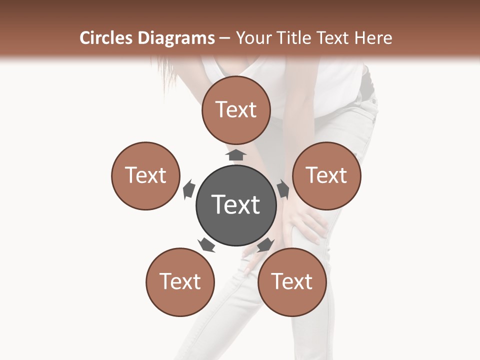 Female Portrait Hot PowerPoint Template