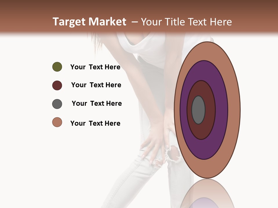 Female Portrait Hot PowerPoint Template