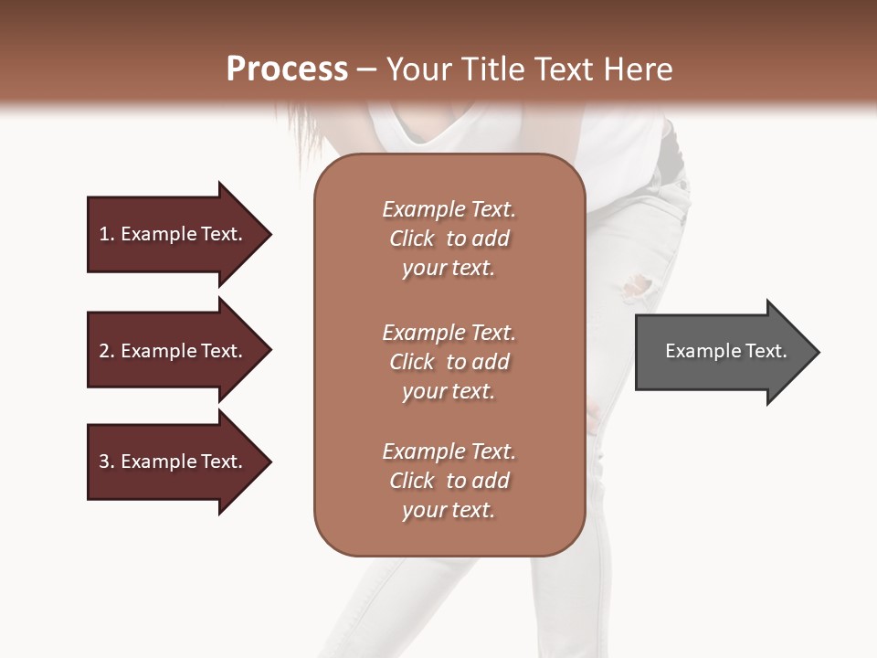 Female Portrait Hot PowerPoint Template
