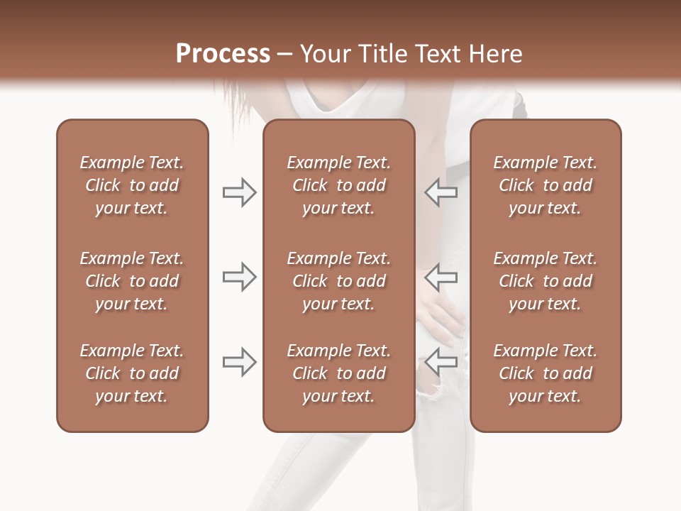 Female Portrait Hot PowerPoint Template