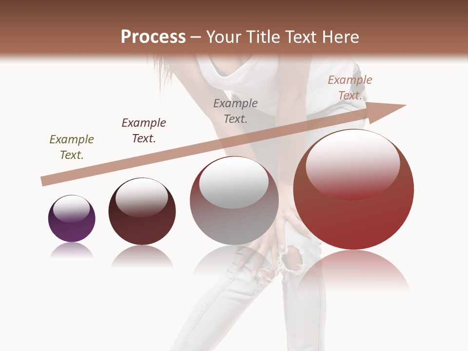 Female Portrait Hot PowerPoint Template