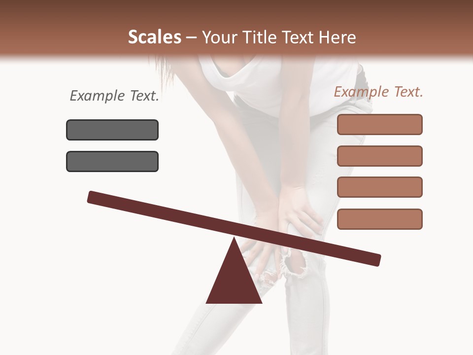 Female Portrait Hot PowerPoint Template