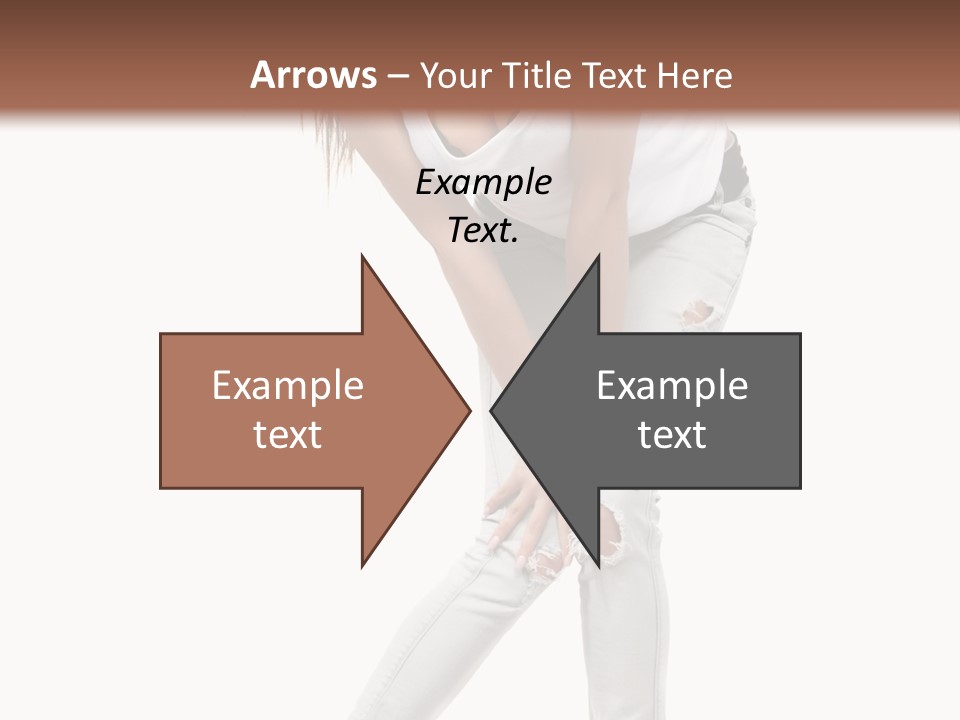 Female Portrait Hot PowerPoint Template