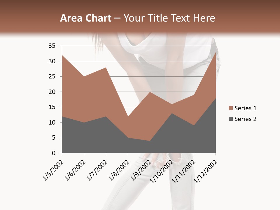 Female Portrait Hot PowerPoint Template