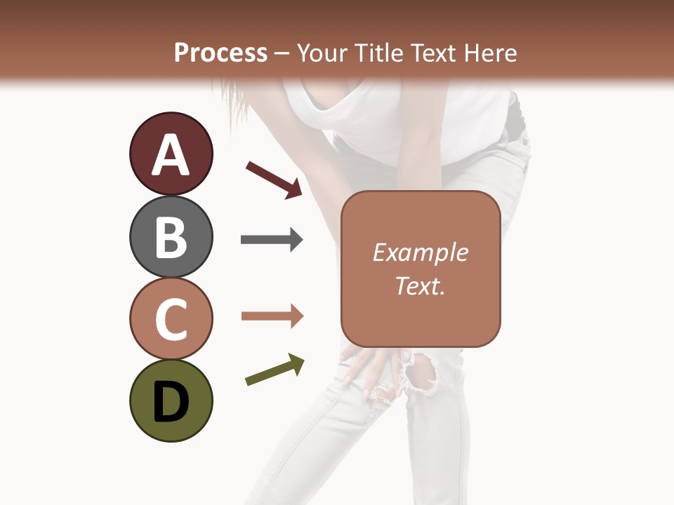 Female Portrait Hot PowerPoint Template