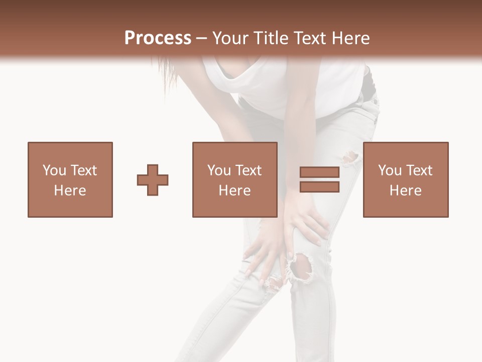 Female Portrait Hot PowerPoint Template