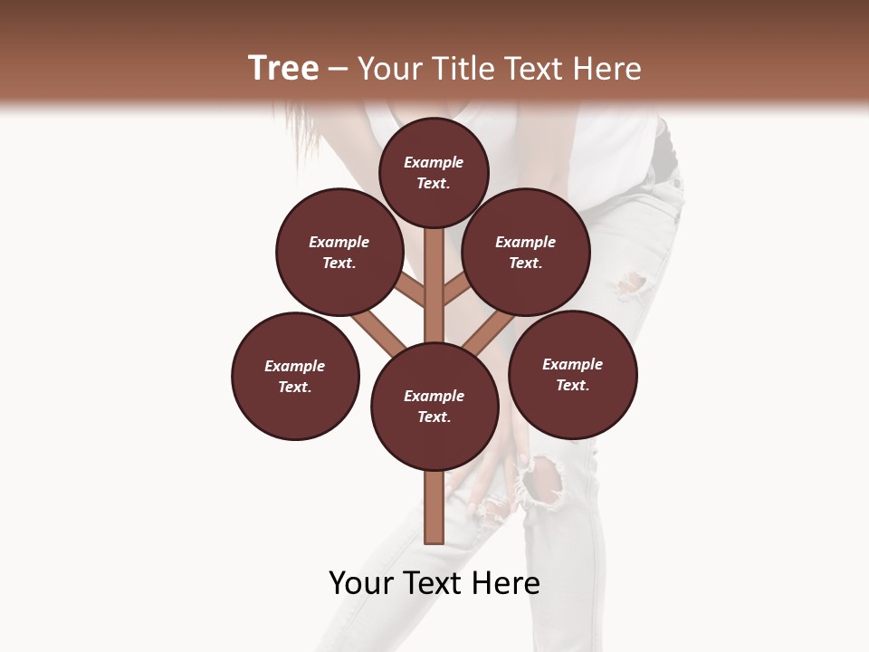 Female Portrait Hot PowerPoint Template