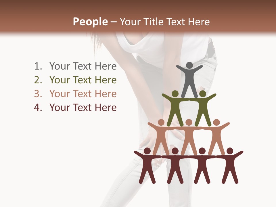 Female Portrait Hot PowerPoint Template