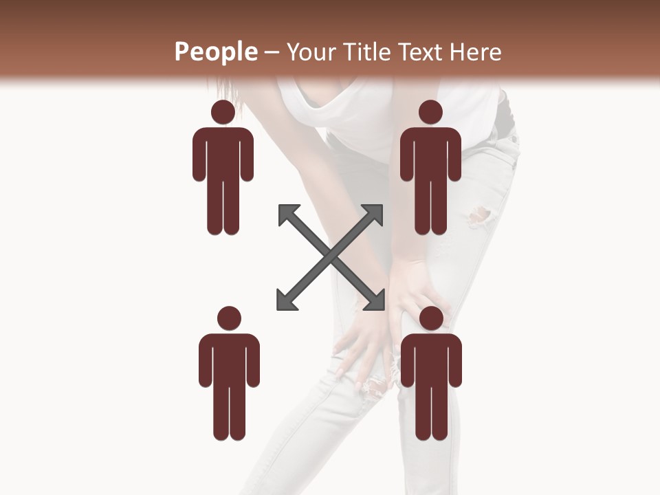 Female Portrait Hot PowerPoint Template