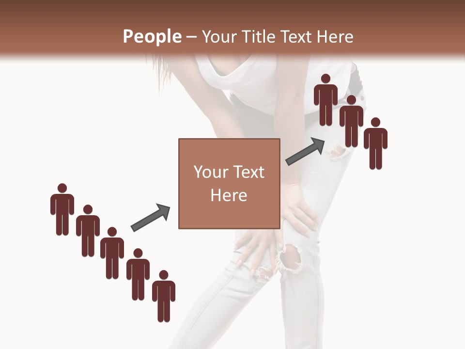 Female Portrait Hot PowerPoint Template