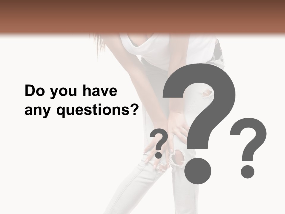 Female Portrait Hot PowerPoint Template