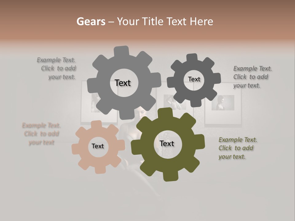 Art Lingerie Lounge PowerPoint Template