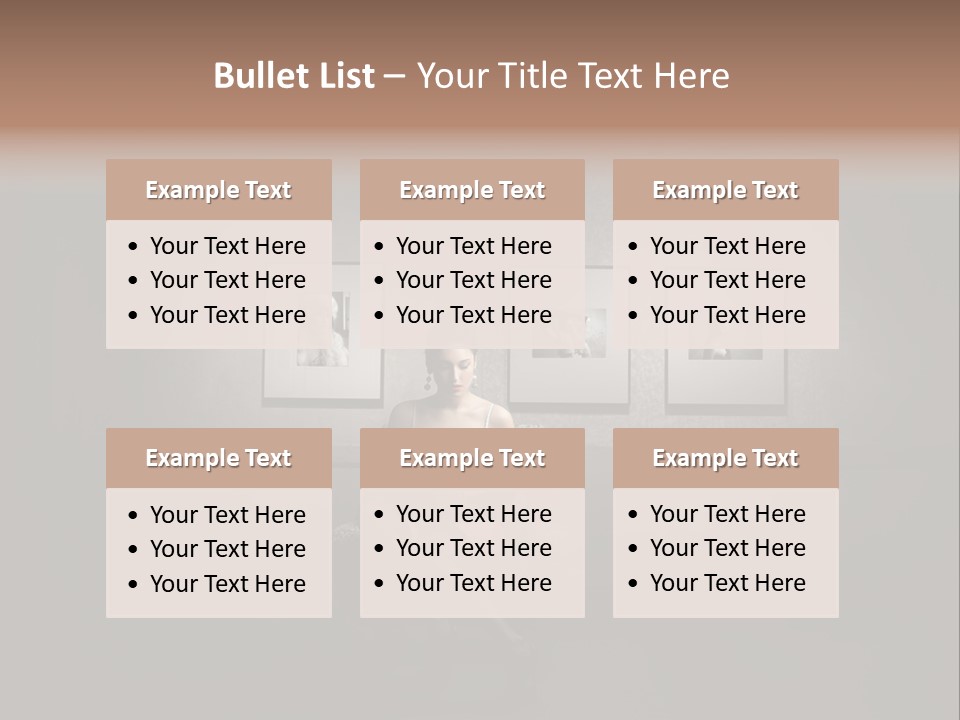 Art Lingerie Lounge PowerPoint Template