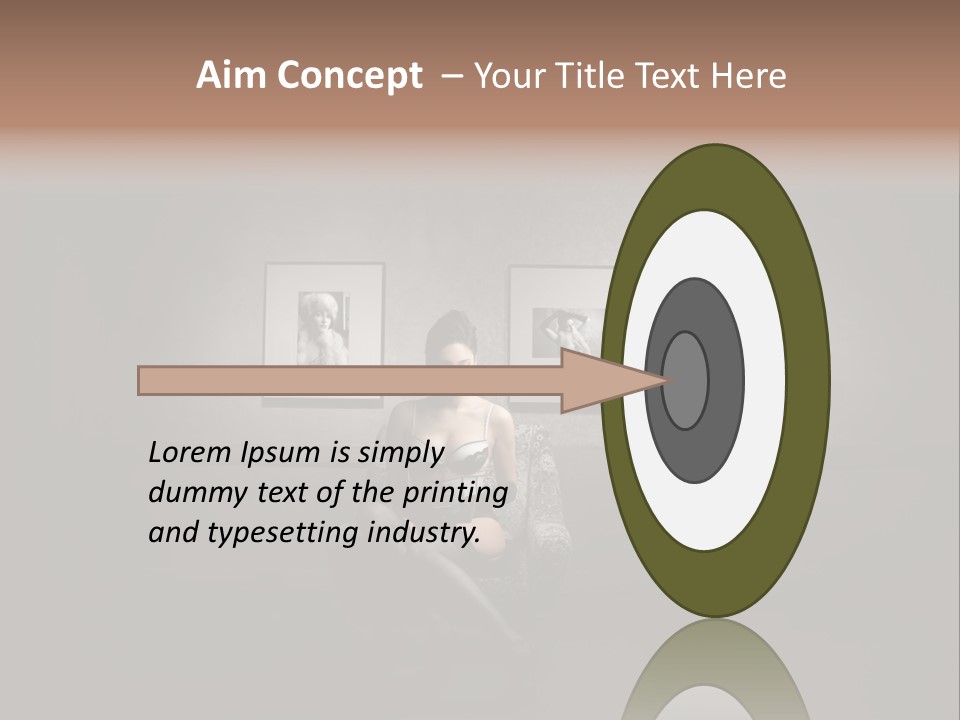 Art Lingerie Lounge PowerPoint Template