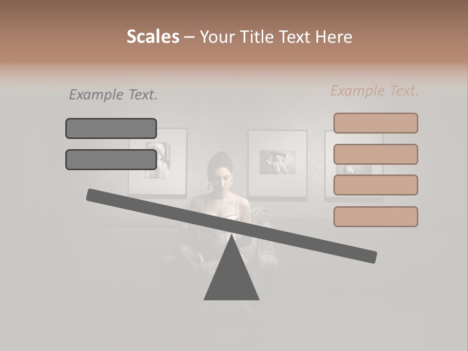 Art Lingerie Lounge PowerPoint Template