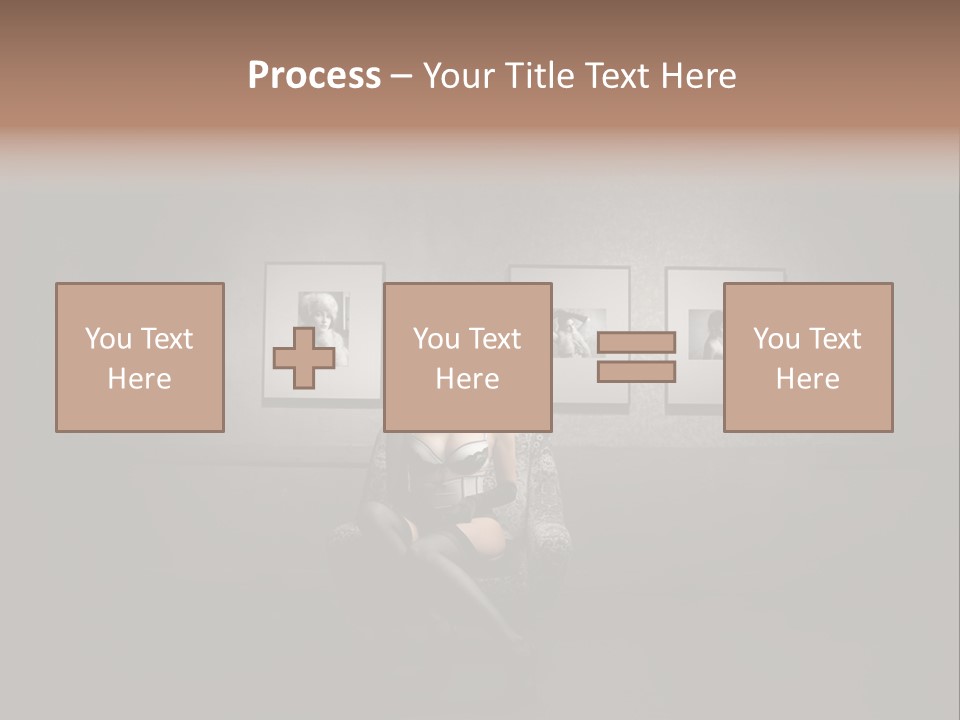 Art Lingerie Lounge PowerPoint Template