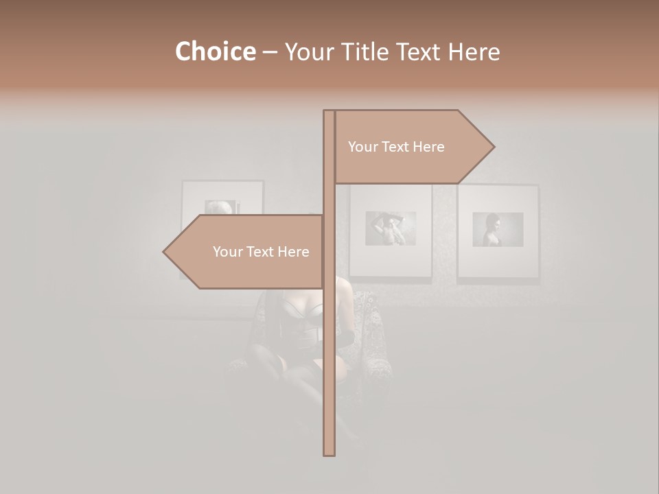 Art Lingerie Lounge PowerPoint Template