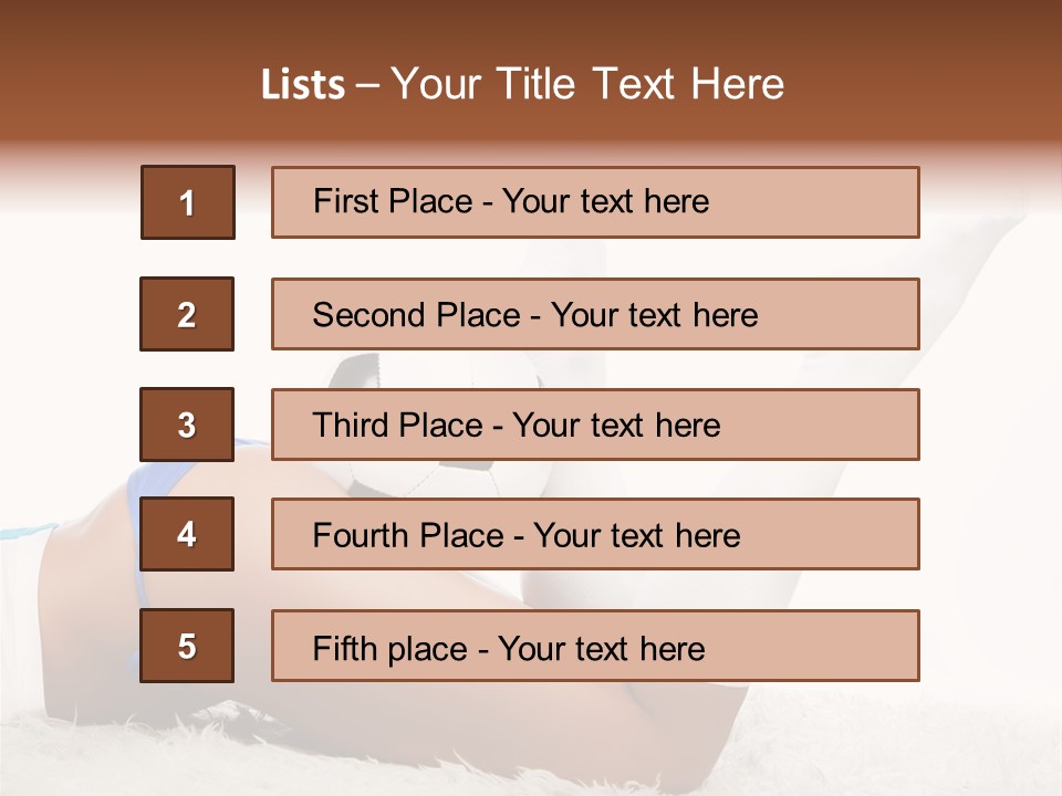 Body Seductive Winner PowerPoint Template