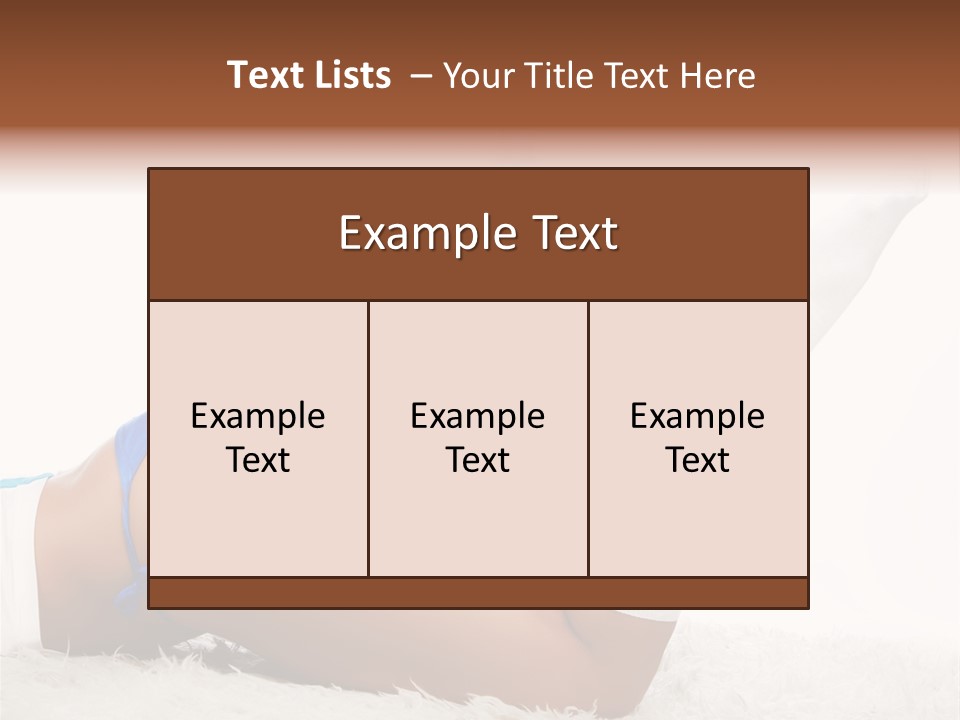 Body Seductive Winner PowerPoint Template