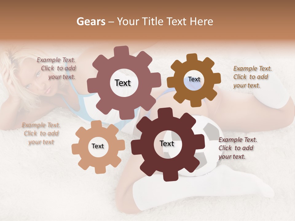 Beautiful Fan Goal PowerPoint Template