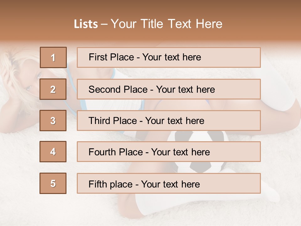 Beautiful Fan Goal PowerPoint Template