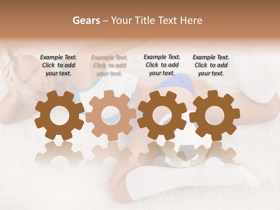 Beautiful Fan Goal PowerPoint Template