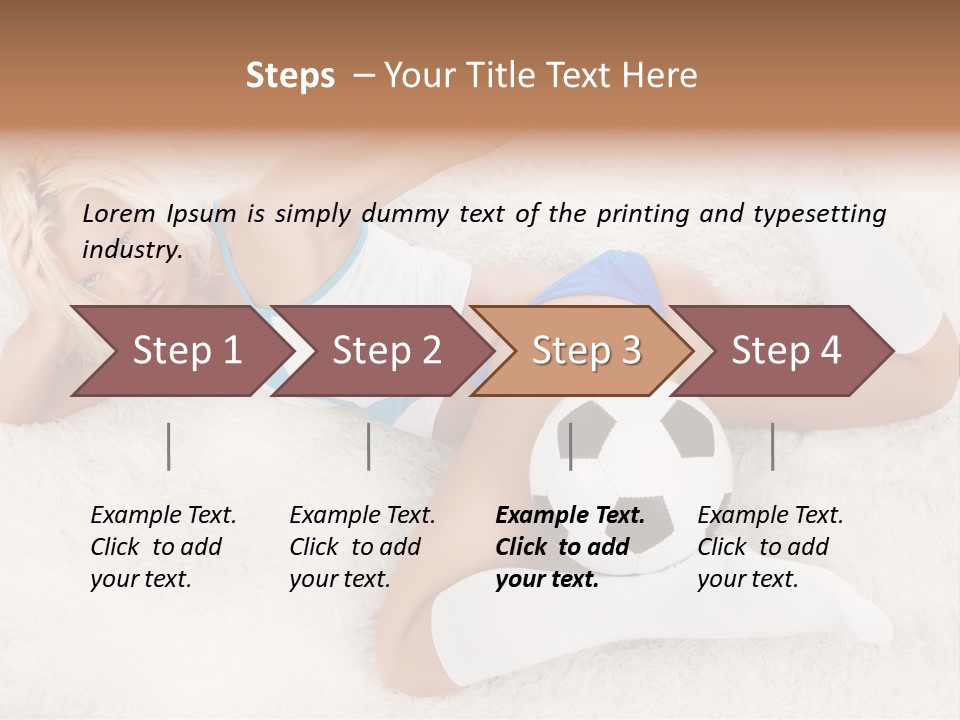Beautiful Fan Goal PowerPoint Template