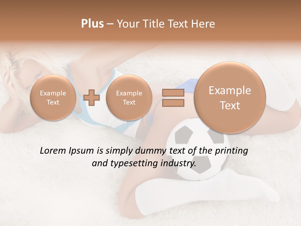 Beautiful Fan Goal PowerPoint Template