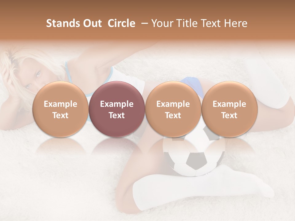 Beautiful Fan Goal PowerPoint Template