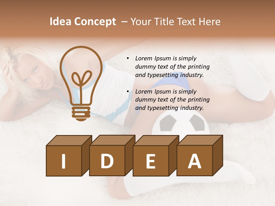 Beautiful Fan Goal PowerPoint Template