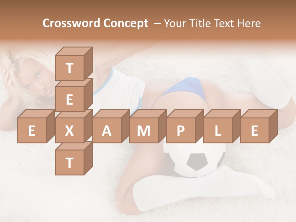 Beautiful Fan Goal PowerPoint Template