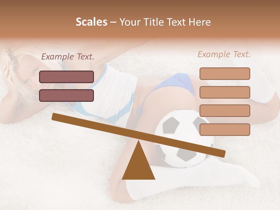 Beautiful Fan Goal PowerPoint Template