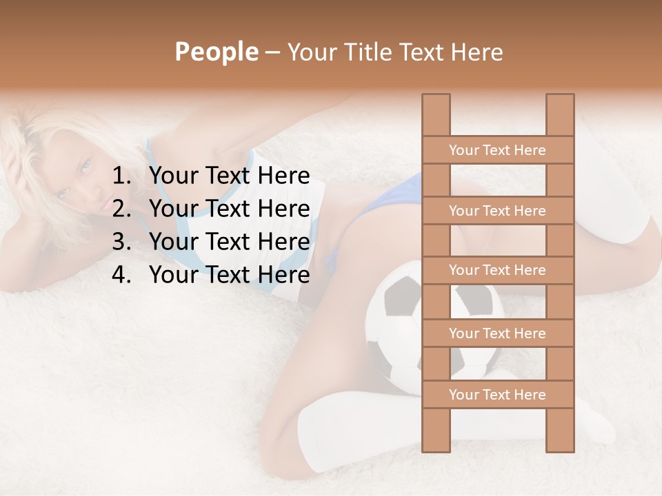 Beautiful Fan Goal PowerPoint Template