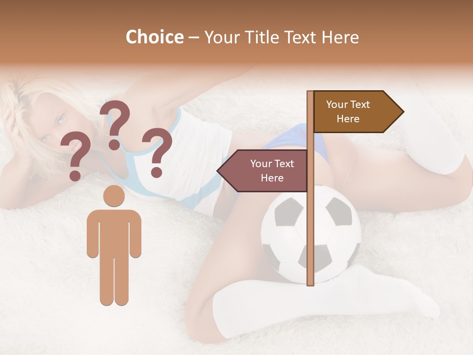 Beautiful Fan Goal PowerPoint Template