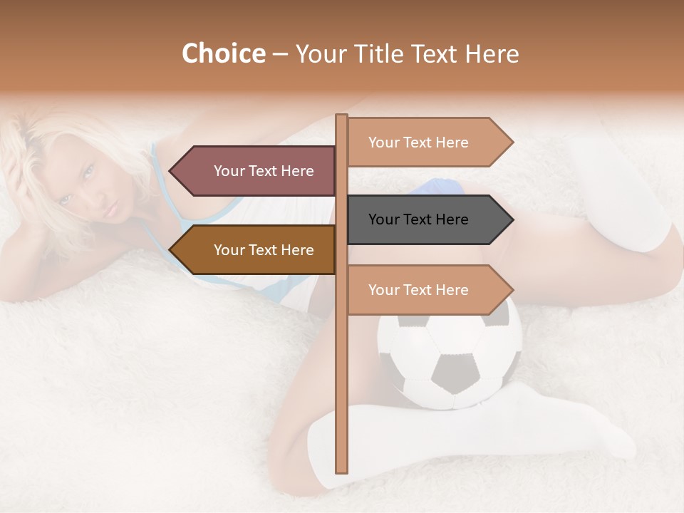 Beautiful Fan Goal PowerPoint Template
