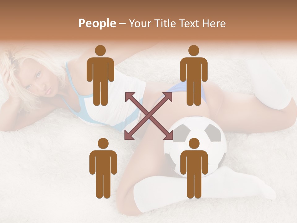 Beautiful Fan Goal PowerPoint Template