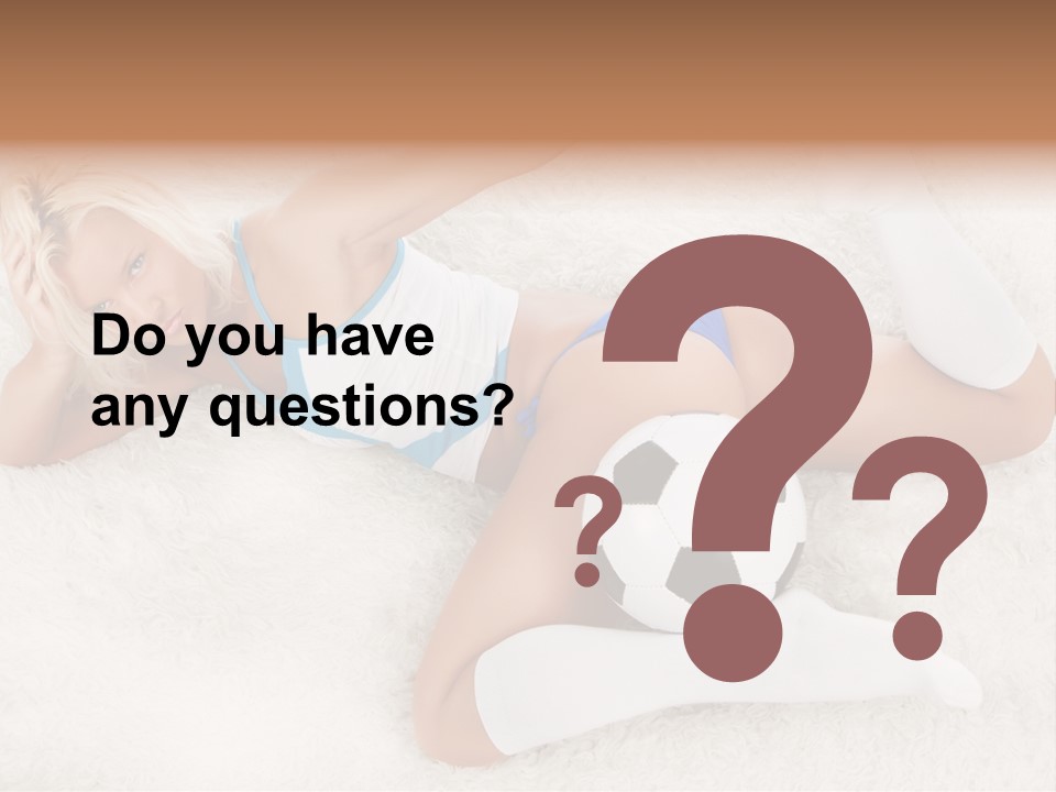 Beautiful Fan Goal PowerPoint Template